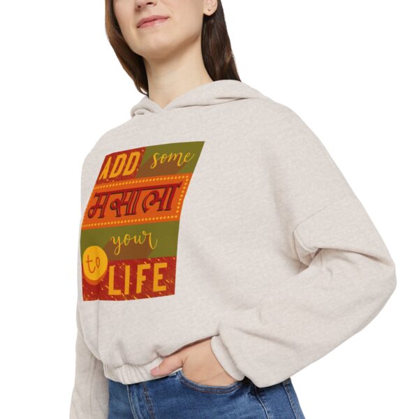 Spice Up Your Style: Women's Cinched Bottom Hoodie, Cozy Pullover for Casual Vibes - Image 9