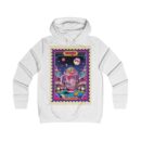 Vibrant Girlie College Hoodie, Cozy Casual Wear, Gifts for Her