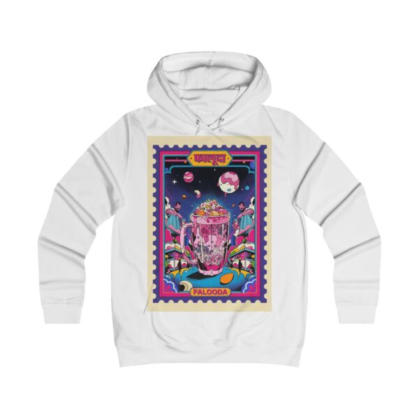 Vibrant Girlie College Hoodie, Cozy Casual Wear, Gifts for Her - Image 2
