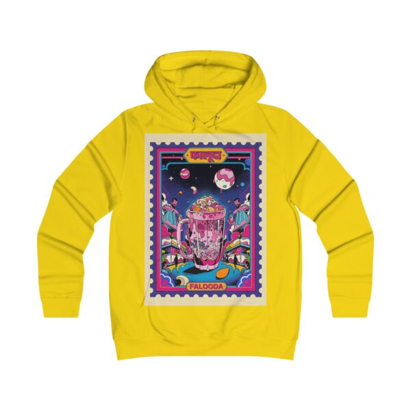 Vibrant Girlie College Hoodie, Cozy Casual Wear, Gifts for Her - Image 3