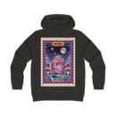 Vibrant Girlie College Hoodie, Cozy Casual Wear, Gifts for Her