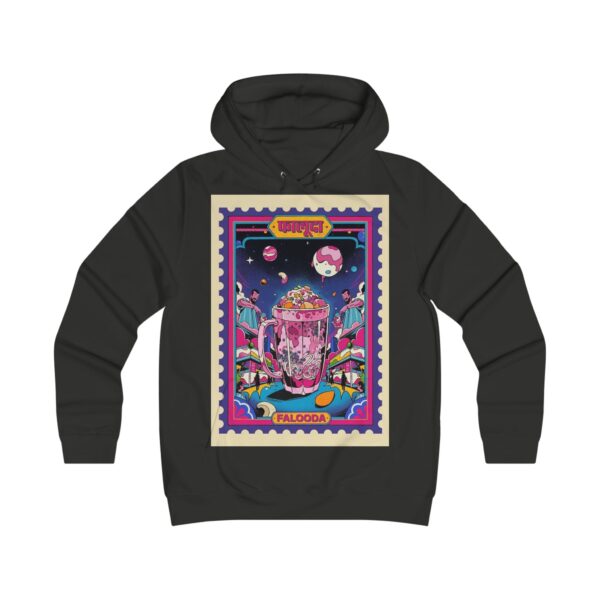 Vibrant Girlie College Hoodie, Cozy Casual Wear, Gifts for Her - Image 4