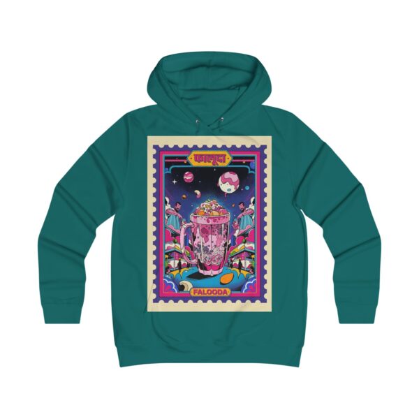 Vibrant Girlie College Hoodie, Cozy Casual Wear, Gifts for Her - Image 5