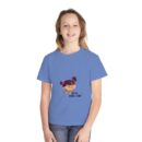 Youth Tee with Playful Design, Cute Cartoon T-Shirt, Kids' Casual Wear