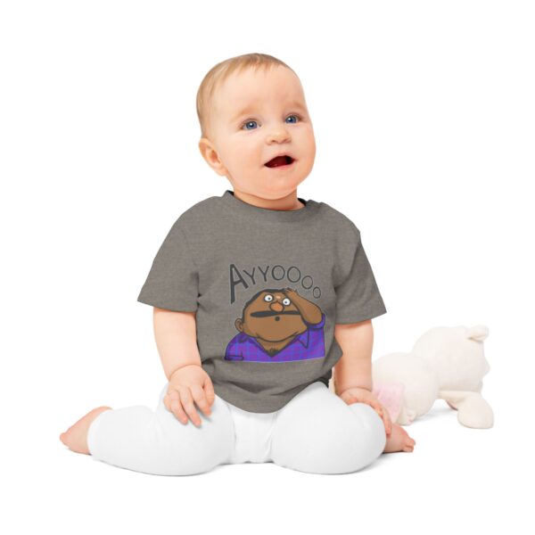 Funny Baby T-Shirt with 'Ayyo' Design, Cute Infant Apparel - Image 6