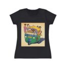 Colorful Women's Graphic Tee, Vibrant Everyday Shirt