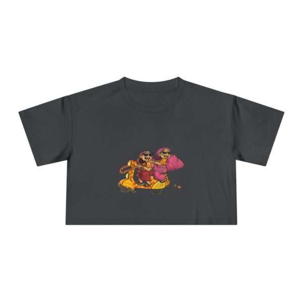 Happy Vibes Women's Crop Tee - Image 7