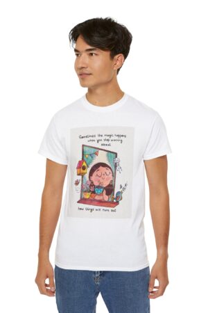 Inspirational Unisex Ultra Cotton Tee, Cute Graphic Shirt