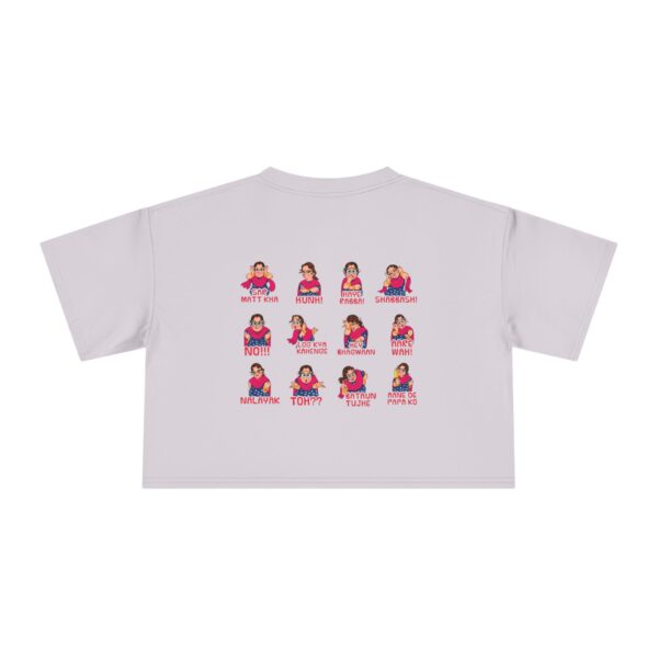 Fun and Expressive Women's Crop Tee with Playful Graphics - Image 11