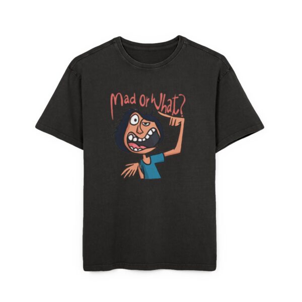 Men's Acid Washed Graphic Tee, Oversized Fun Shirt - Image 2