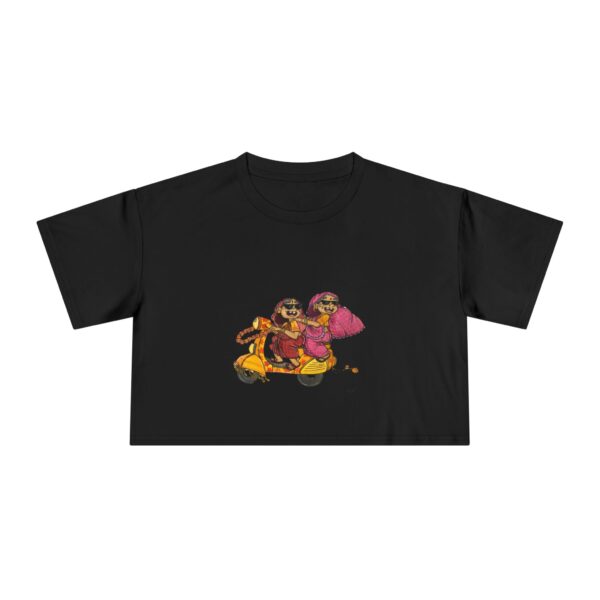 Happy Vibes Women's Crop Tee - Image 5