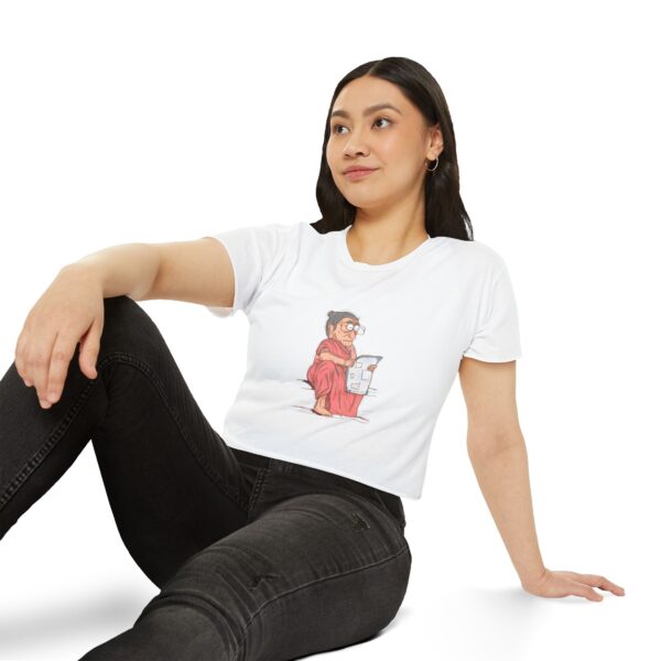 Women's Festival Crop Top, Funny Graphic Tee - Image 6