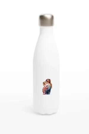 White 17oz Stainless Steel Water Bottle